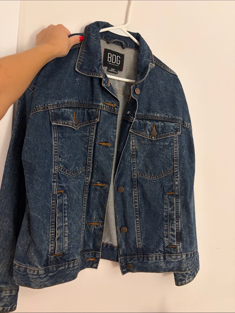 BDG denim jacket dark wash